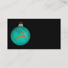 CARTÃO DE VISITA AQUAMARINE CHRISTMAS BUBBLE