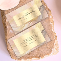 Aquarela Faux Gold Foil Blush Pink Elegante