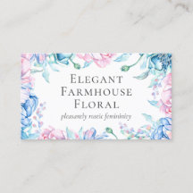 Aquarela Floral e Madeira Rústica Elegante Campo