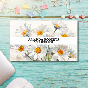 Cartão De Visita Aquarela Floral Pessoal