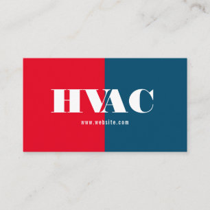 Cartão De Visita Aquecimento e refrigeração, ar condicionado, ativi