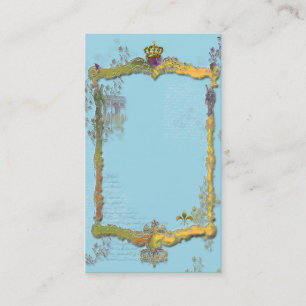 Cartão De Visita Arc de Triomphe e Coroa