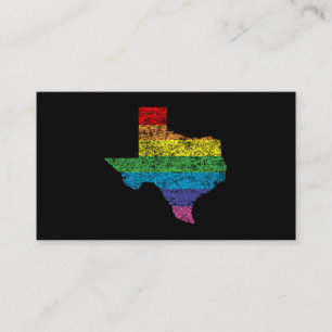 Cartão De Visita arco-íris texas