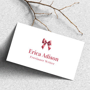 Cartão De Visita Arco rosa do código QR da fita colada