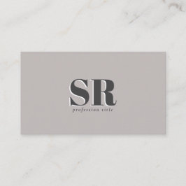 Cartão De Visita areia profunda | bege sólido neutro