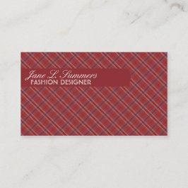 Cartão De Visita Argyle Design