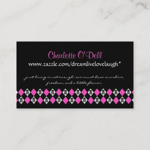 Cartão De Visita argyle do crânio; marketing do Web site