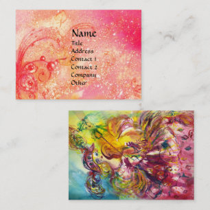 Cartão De Visita ARLECCHINA E CAT,Violino,Música,Artista de Teatro