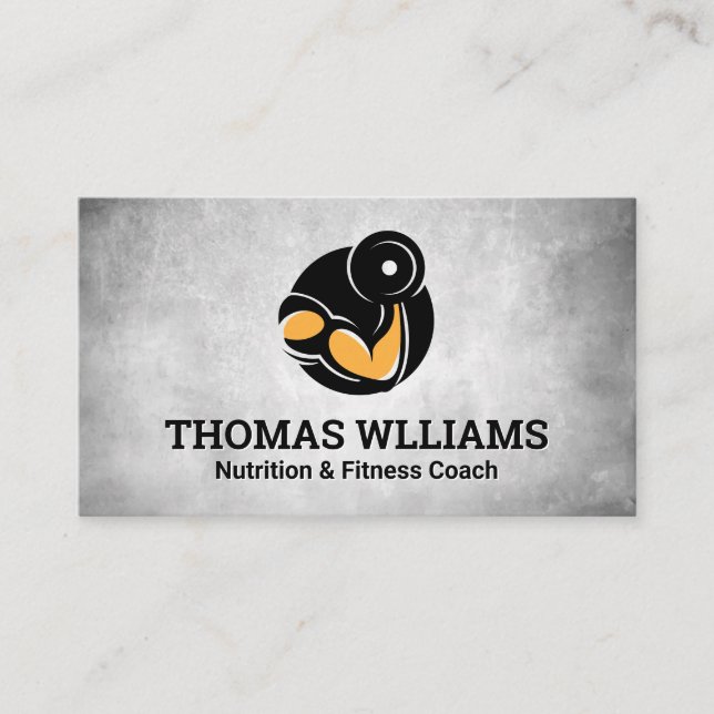 Cartão De Visita Arm Curling Peso (Frente)