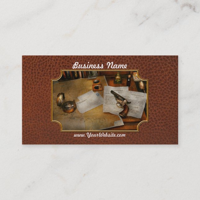 Cartão De Visita Arma - a aventura da vida militar (Frente)