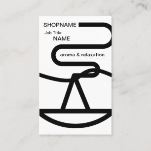 Cartão De Visita Aroma/Massagem/Terapêutica/Cartão de visita de qui