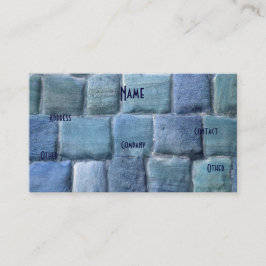 Cartão De Visita Arquiteto Blue Sandstone I