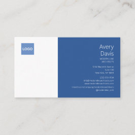 Cartão De Visita Arquiteto de Logotipo Minimalista