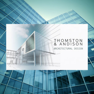 Cartão De Visita Arquiteto do Designer Interior do Contratante do B