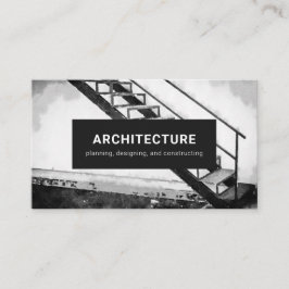 Cartão de Visita: Arquiteto Escuro