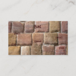 Cartão De Visita Arquiteto Sandstone