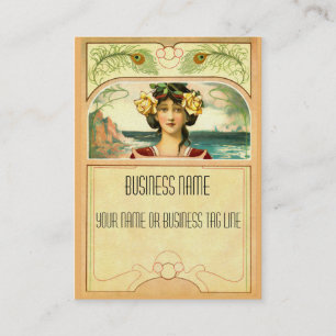 Cartão De Visita Art Nouveau Chubby Biz Card