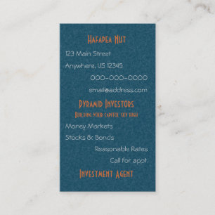 Cartão De Visita Arte abstracta dourada da pirâmide do topázio