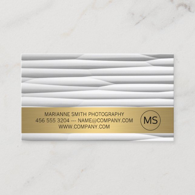 Cartão De Visita Arte Contemporânea | Fotógrafo (Frente)