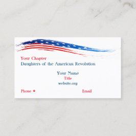 Cartão De Visita Arte da palavra do capítulo de DAR