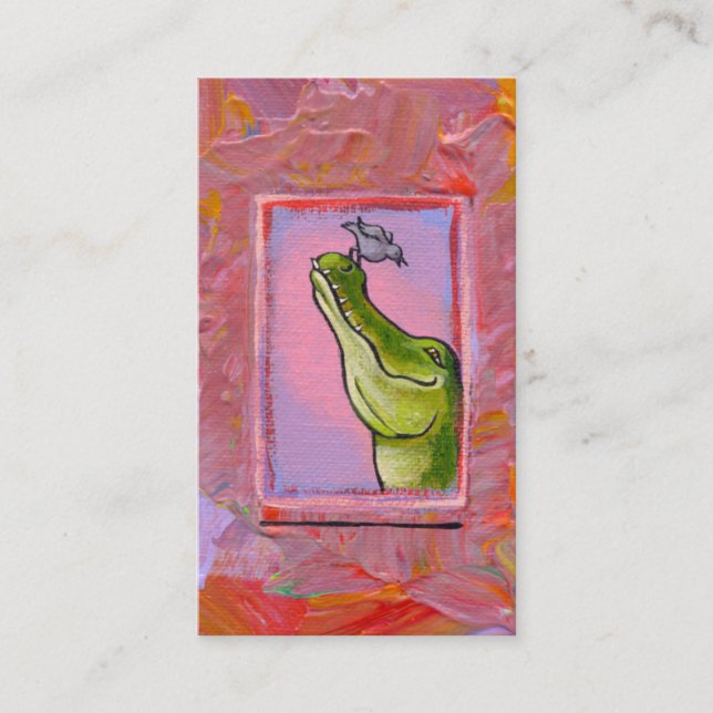 Cartão De Visita Arte original do divertimento do equilíbrio de (Frente)