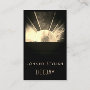 Cartão De Visita Arte quadro do vintage do vinil do cobrir da