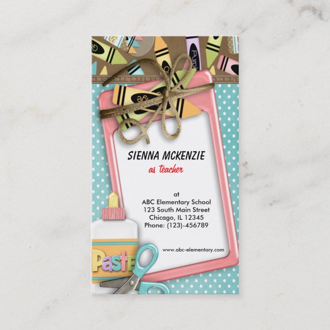 Cartão De Visita Artesanato (Frente)