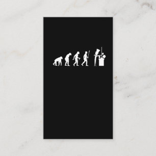 Cartão De Visita Artesanato de teto de evolução de varredura de c