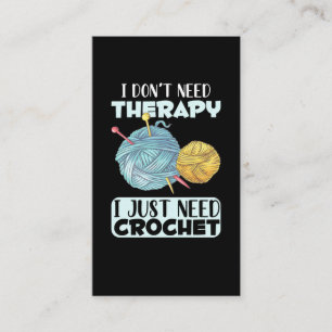 Cartão De Visita Artesanato e Fios Viciados em Crochet