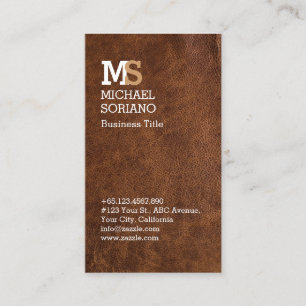 Cartão De Visita Artesão de couro de Leathercraft