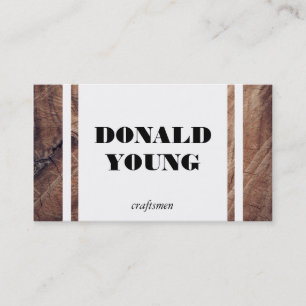 Cartão De Visita Artesãos Madeira III