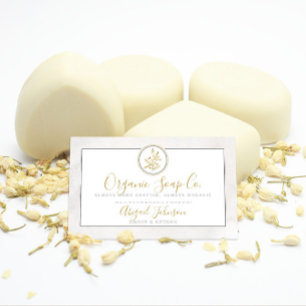 Cartão De Visita Artisan Dourado e negro minimalista