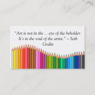 Cartão de visita/Artista