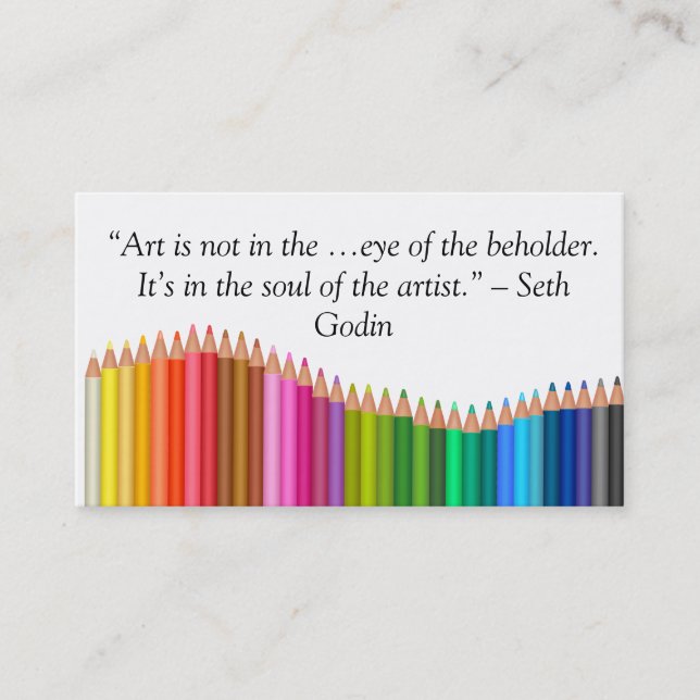 Cartão de visita/Artista (Frente)