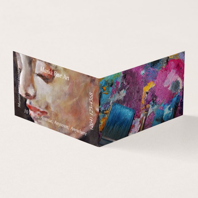 Cartão De Visita Artista (Exterior)