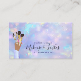 Cartão De Visita Artista Beleza Mua Beauty Salon Opal