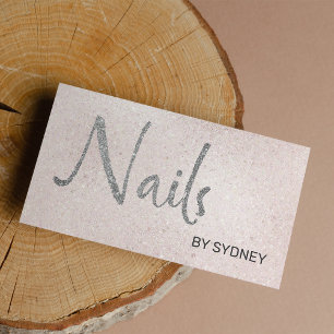 Cartão De Visita Artista da Miniatura Leve-Rosa