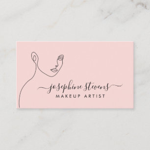 Cartão De Visita Artista de ativação do logotipo de arte em linha