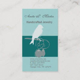 Cartão De Visita Artista de Bead do Designer de Joias artesanal Ind