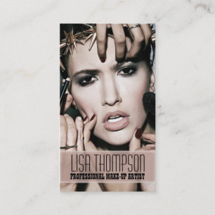 Cartão De Visita Artista de composição profissional/cara modelo d