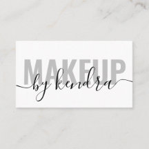 Artista de Makeup de Script Elegante Simples