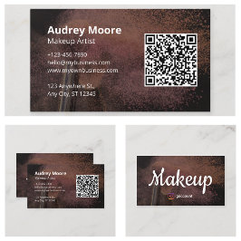 Cartão De Visita Artista de maquiagem