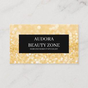 Cartão De Visita Artista de maquiagem da lente