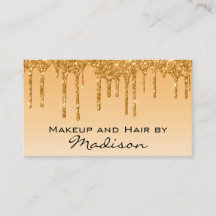 Artista de Maquiagem Glam Gold Dripping Glitter Dr