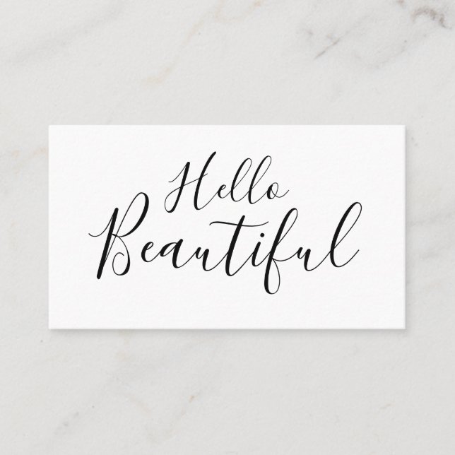 Cartão De Visita Artista de maquilhagem/cartão de visita de tendênc (Frente)