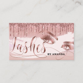 Cartão De Visita Artista de maquilhagem Lashes Oculares Lashes Derr