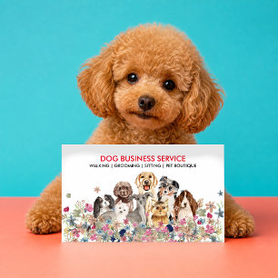 Cartão De Visita Artista de Retrato de Animal de Estimação Personal