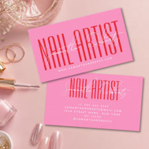 Artista de unha tipografia moderna script rosa