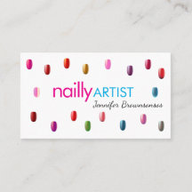 Artista de Unhas Acrílicas Maquiagem Rosa Azul