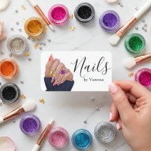 Artista de Unhas Elegante Marca de Técnico de Unha